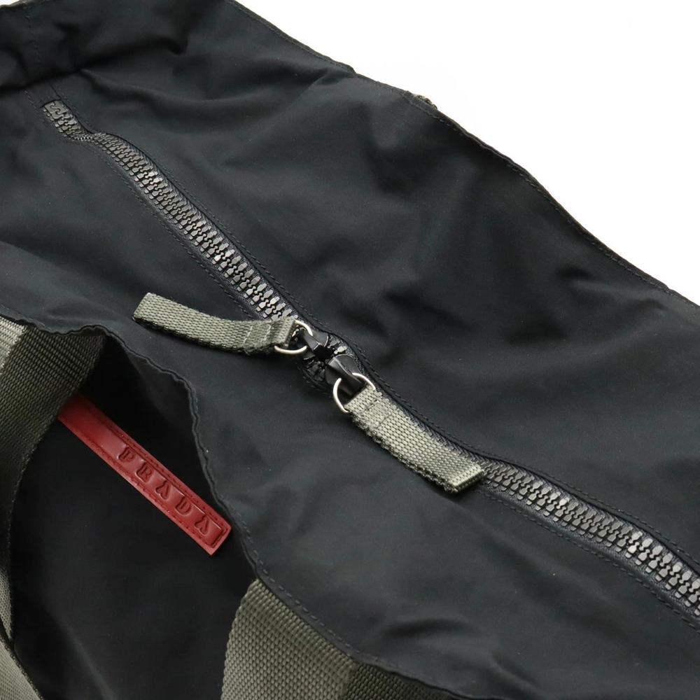 Prada Sport Tote Bag Shoulder Black Gray - Picture 5 of 9